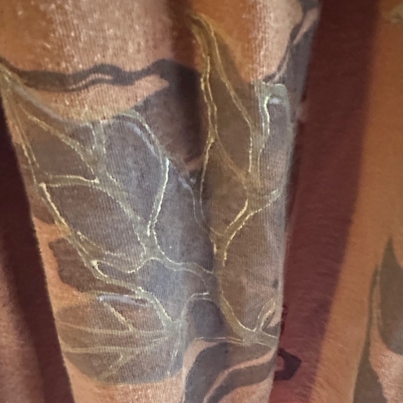 Blue Fish Brown and Black Artistic Patch Shirt or Dress - Picture 5 of 10